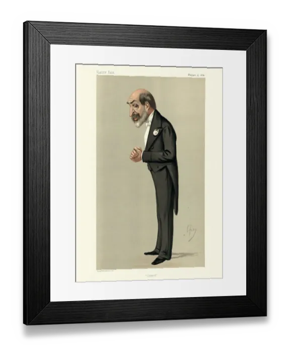 Framed Print : Sir Arthur Helps, Council, Vanity fair caricature, 1874 Framed Print : Sir Arthur Helps, Council, Vanity fair caricature, 1874
