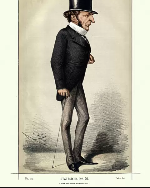 Vanity fair caricature of Hugh Cairns, 1st Earl Cairns