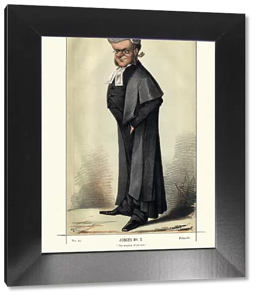 Vanity fair caricature of Chief Justice William Bovill