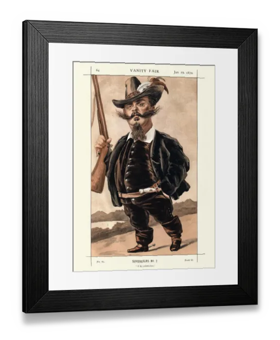 Framed Print : Vanity Fair caricature, King Victor Emmanuel II of Italy Framed Print : Vanity Fair caricature, King Victor Emmanuel II of Italy