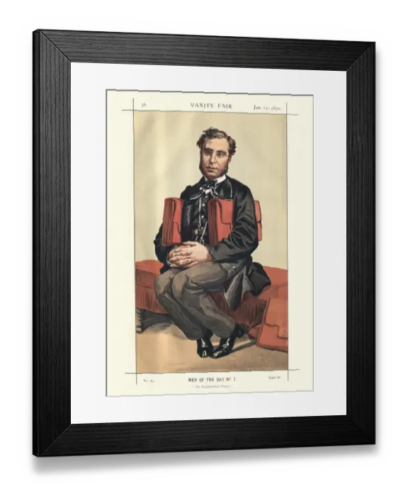 Framed Print : Vanity Fair caricature, Emile Ollivier, French statesman Framed Print : Vanity Fair caricature, Emile Ollivier, French statesman