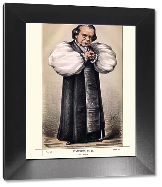Vanity fair caricature of Samuel Wilberforce, Bishop of Oxford