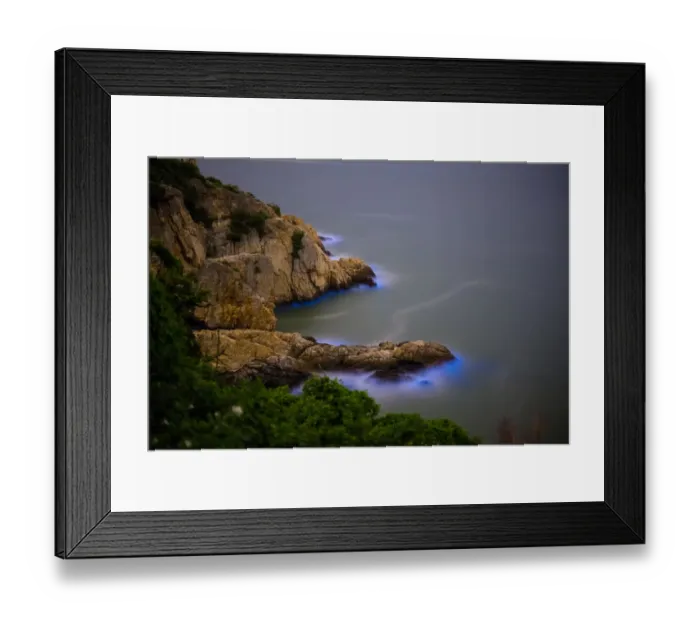 Framed Print : Blue Tears Bioluminescent algae Noctiluca Scintillans