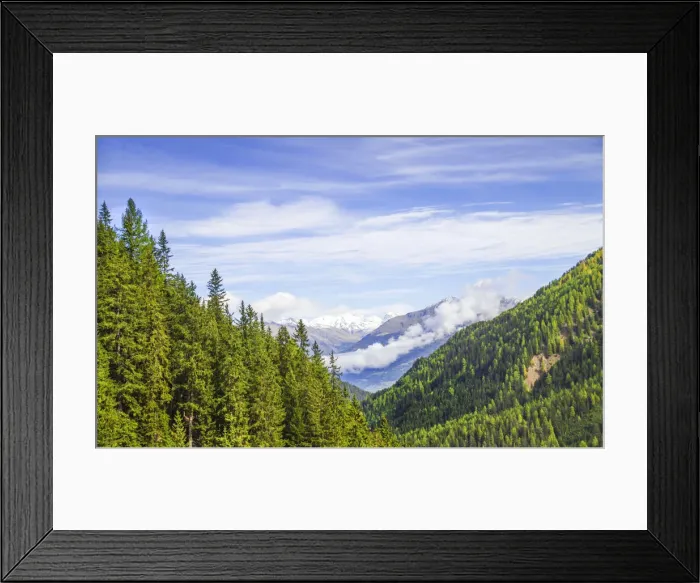 Framed Print : Stelvio Pass view