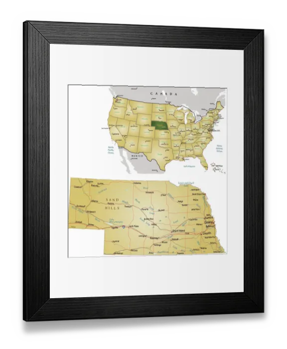 Framed Print : Reference Maps, 164550721 Framed Print : Reference Maps, 164550721