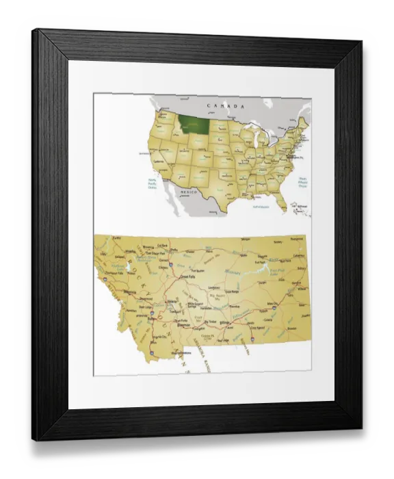 Framed Print : Reference Maps, 164550720 Framed Print : Reference Maps, 164550720