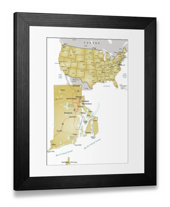 Framed Print : Reference Maps, 163219138 Framed Print : Reference Maps, 163219138