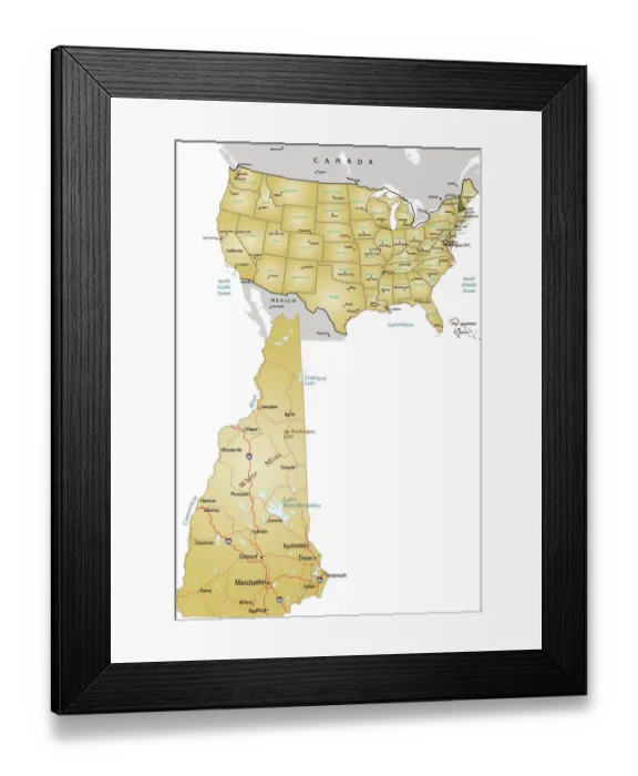 Framed Print : Reference Maps, 164550386 Framed Print : Reference Maps, 164550386