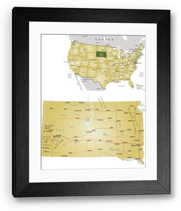 Framed Print : Reference Maps, 163116020 Framed Print : Reference Maps, 163116020