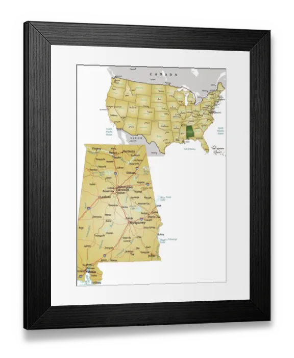 Framed Print : Reference Maps, 131896726 Framed Print : Reference Maps, 131896726