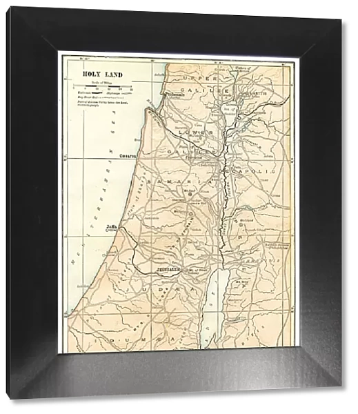 Map of the Holy Land 1898