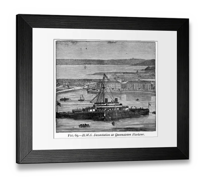Framed Print : HMS Devastation Framed Print : HMS Devastation