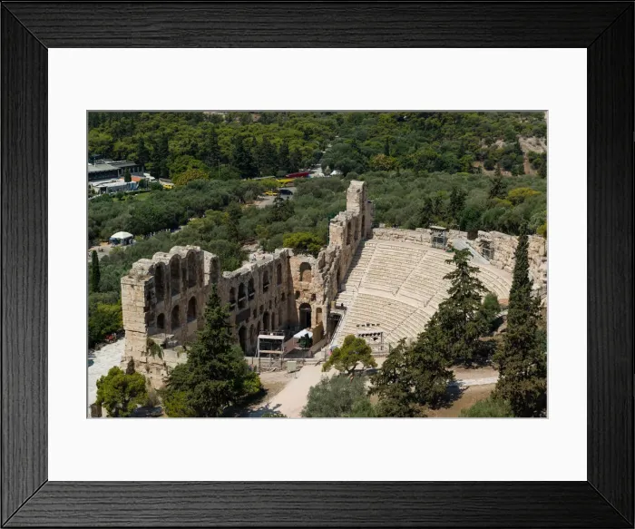 Framed Print : Odeon of Herodes Atticus in Athens Framed Print : Odeon of Herodes Atticus in Athens