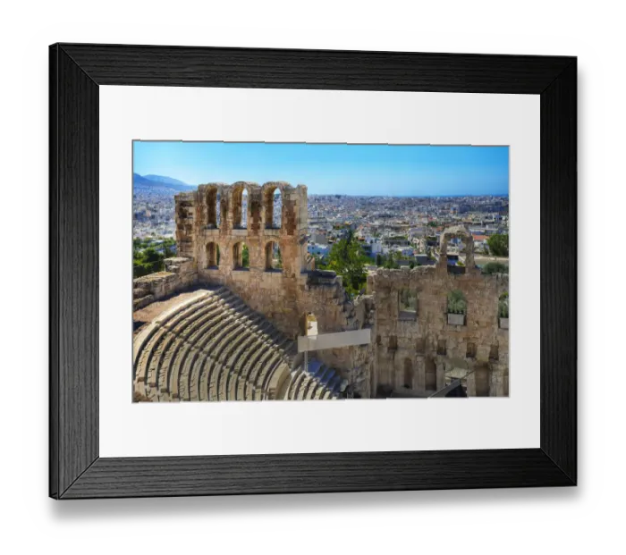 Framed Print : Odeon of Herodes Atticus, Acropolis, Athens, Greece Framed Print : Odeon of Herodes Atticus, Acropolis, Athens, Greece
