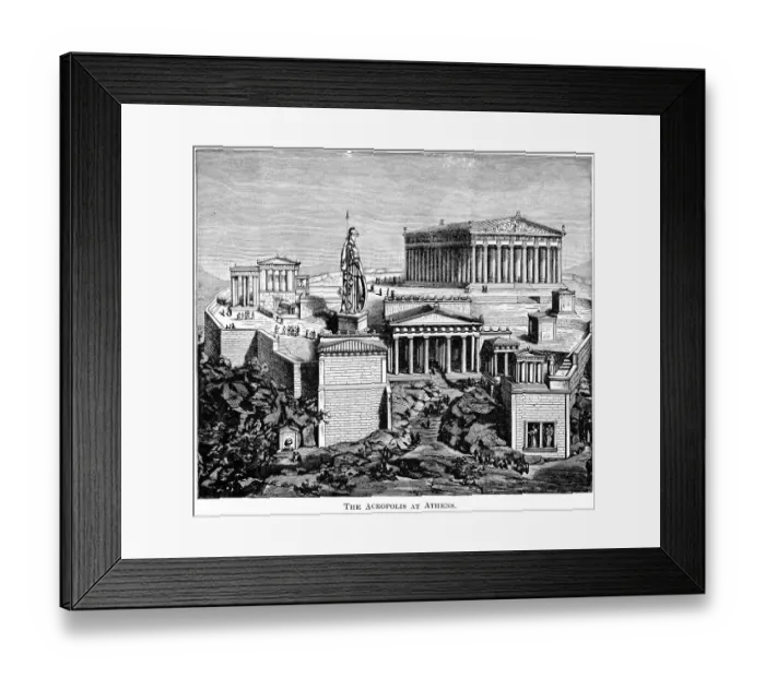 Framed Print : The Acropolis Of Athens, Greece Framed Print : The Acropolis Of Athens, Greece