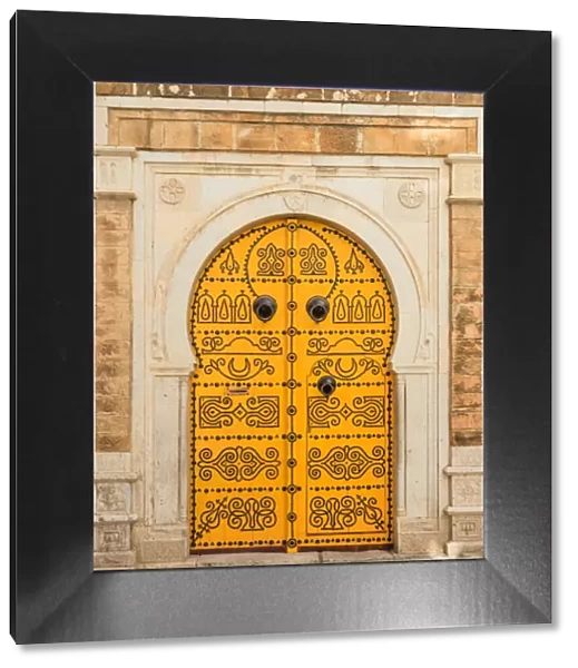 A traditional door in Tunisia