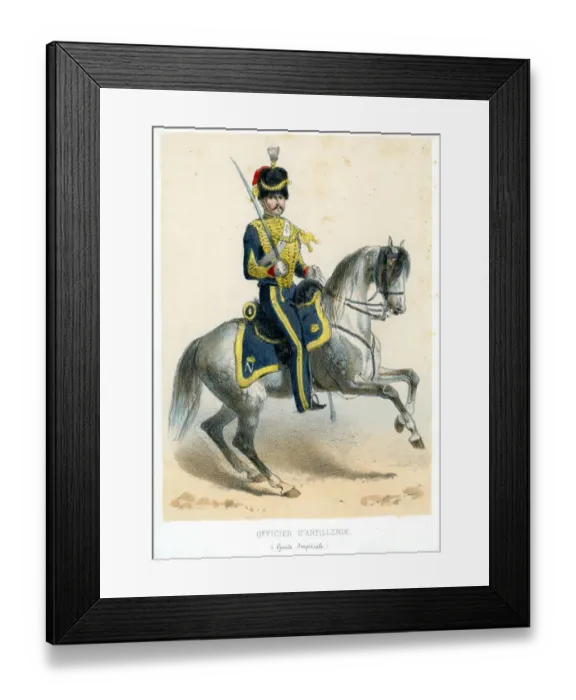 Framed Print : French soldiers of the 19th century Framed Print : French soldiers of the 19th century