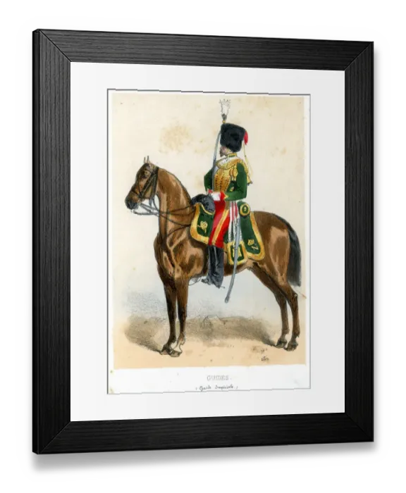 Framed Print : French soldiers of the 19th century