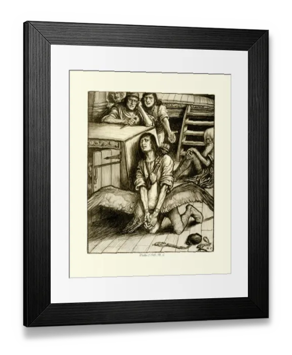 Framed Print : Rime of the Ancient Mariner - What Evil Looks Framed Print : Rime of the Ancient Mariner - What Evil Looks