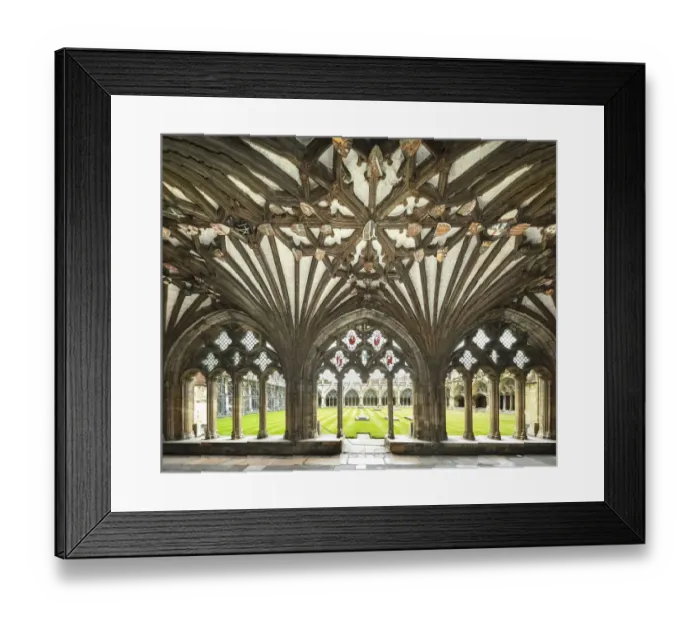 Framed Print : Majestic tracery details in Canterbury Cathedrals Gothic cloister in Canterbury, Kent Framed Print : Majestic tracery details in Canterbury Cathedrals Gothic cloister in Canterbury, Kent