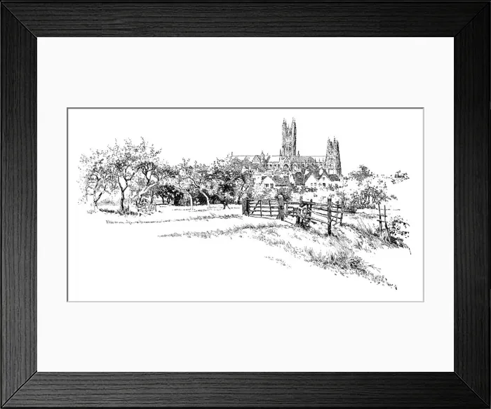 Framed Print : Canterbury Cathedral Framed Print : Canterbury Cathedral
