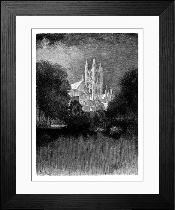 Framed Print : Canterbury Cathedral Framed Print : Canterbury Cathedral