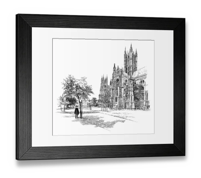 Framed Print : Canterbury Cathedral Framed Print : Canterbury Cathedral