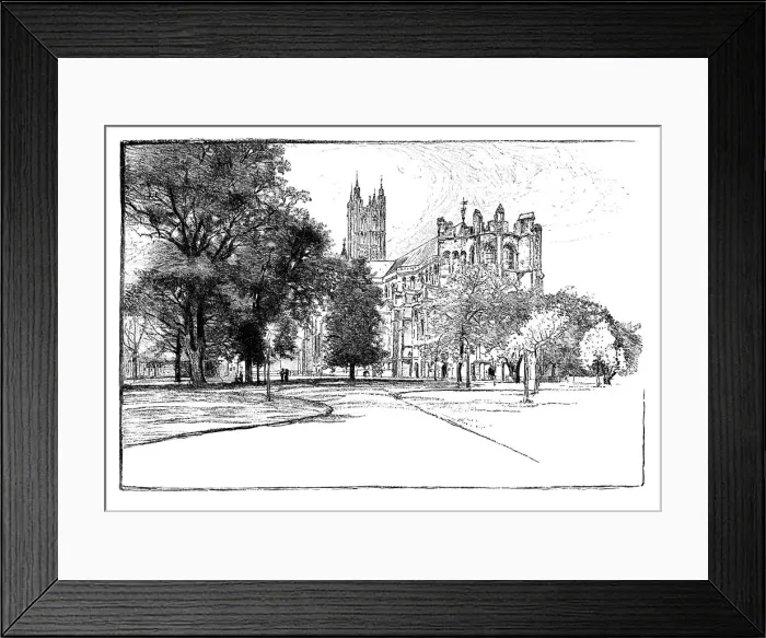 Framed Print : Canterbury Cathedral