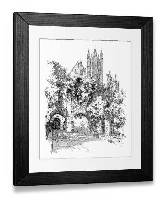 Framed Print : Canterbury Cathedral Framed Print : Canterbury Cathedral