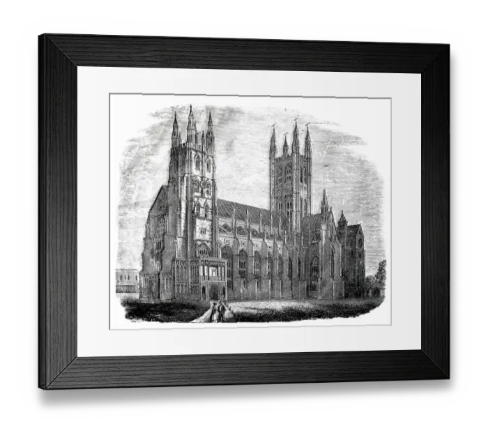 Framed Print : Cathedral Canterbury Framed Print : Cathedral Canterbury