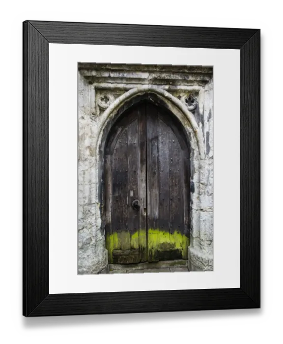 Framed Print : Saint Alpheges Church Door Framed Print : Saint Alpheges Church Door