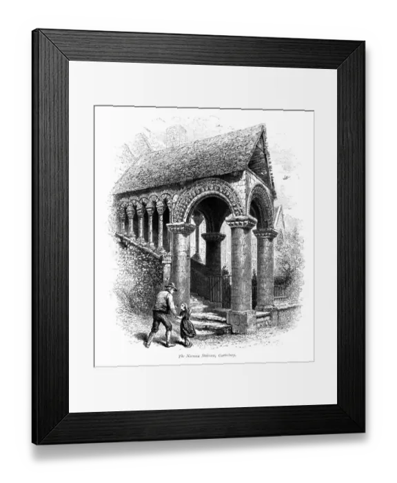 Framed Print : The Norman Staircase, Canterbury Cathedral Framed Print : The Norman Staircase, Canterbury Cathedral