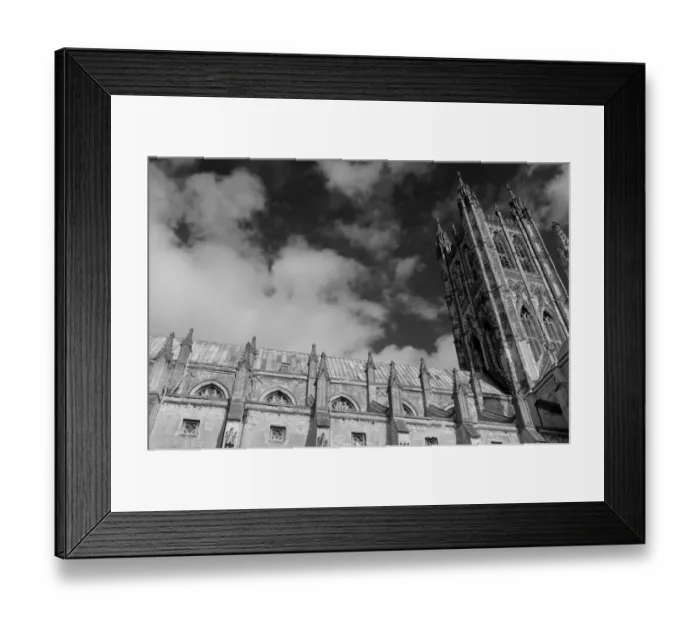 Framed Print : Cathedral in black and white Framed Print : Cathedral in black and white