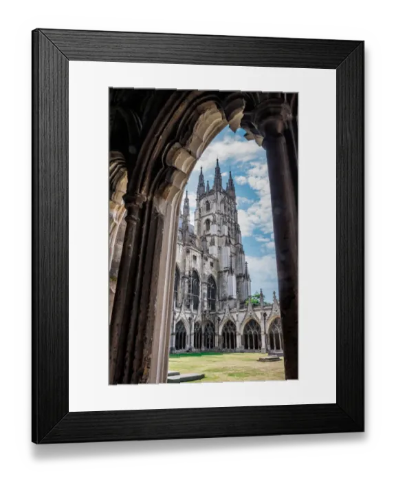 Framed Print : Canterbury Cathedral, cloisters Framed Print : Canterbury Cathedral, cloisters