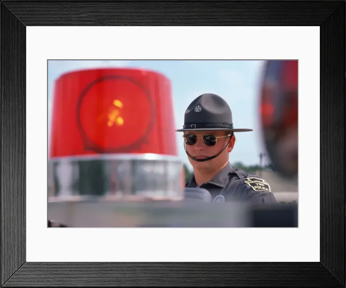 Framed Print : Policeman and radar control. (Photo by H. Armstrong Roberts / Retrofile / Getty Images) Framed Print : Policeman and radar control. (Photo by H. Armstrong Roberts / Retrofile / Getty Images)