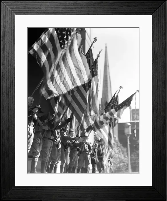 Framed Print : Boy scouts Framed Print : Boy scouts