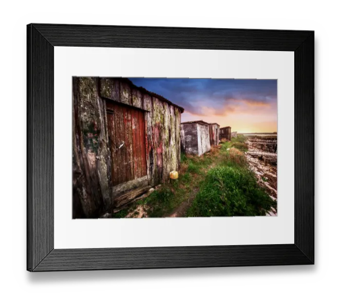 Framed Print : Old Wooden Sheds at Carrasqueira Framed Print : Old Wooden Sheds at Carrasqueira