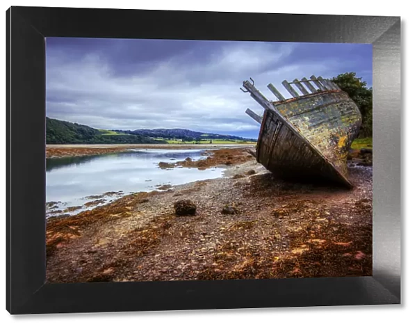 Wreck at Dulas Bay, Anglesey, Wales