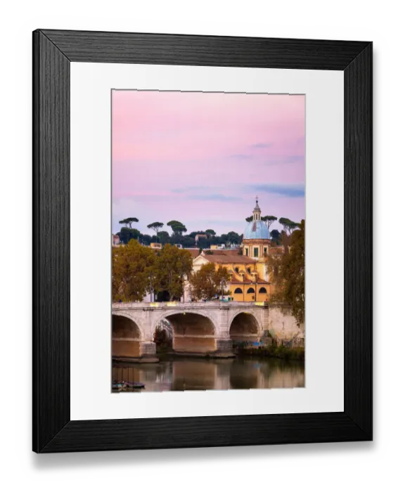 Framed Print : Chiesa di San Rocco, Ponte Cavour, Rome, Italy Framed Print : Chiesa di San Rocco, Ponte Cavour, Rome, Italy