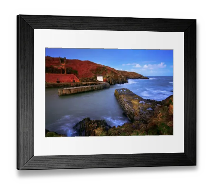 Framed Print : Porthgain Harbour, Pembrokeshire, Wales Framed Print : Porthgain Harbour, Pembrokeshire, Wales