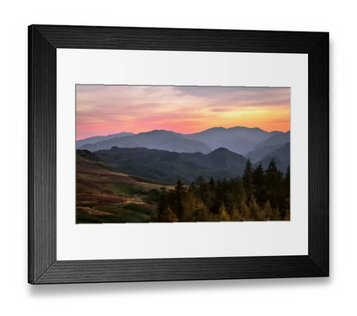 Framed Print : View from Walla Crag, Keswick, Lake District, UK Framed Print : View from Walla Crag, Keswick, Lake District, UK