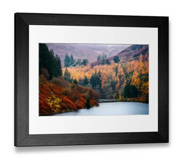 Framed Print : Snowing in the Elan Valley Framed Print : Snowing in the Elan Valley