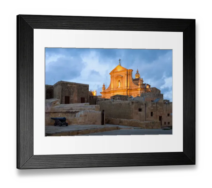 Framed Print : Cannon, Citadelle De Victoria, Victoria, Gozo, Malta Framed Print : Cannon, Citadelle De Victoria, Victoria, Gozo, Malta
