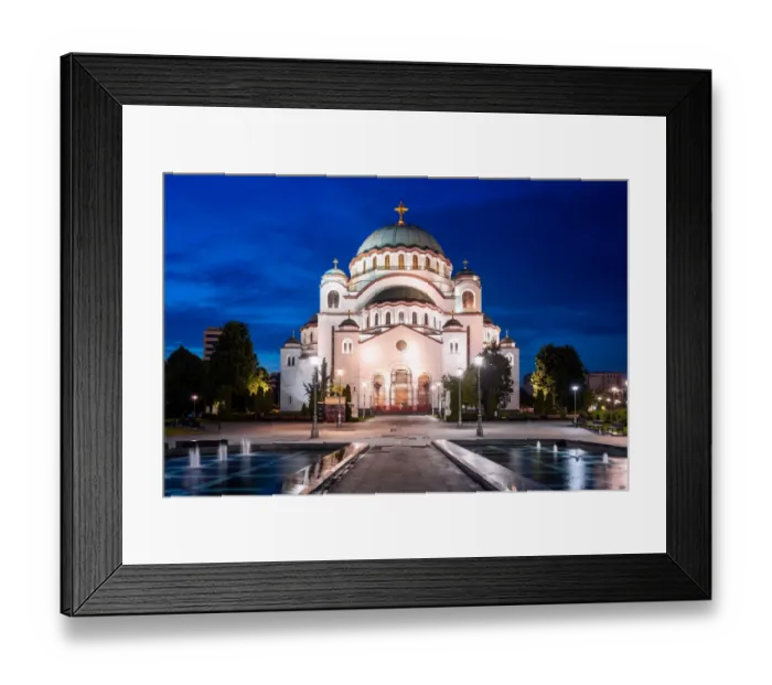 Framed Print : Church of Saint Sava, Belgrade, Serbia Framed Print : Church of Saint Sava, Belgrade, Serbia
