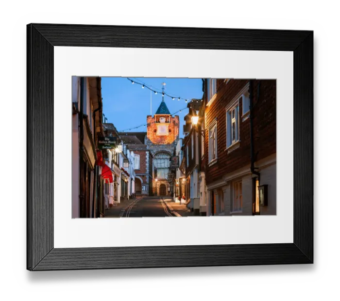 Framed Print : St Marys Church, Lion Street, Rye, East Sussex, England