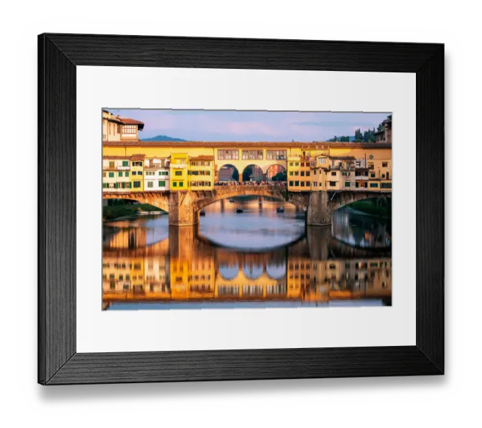 Framed Print : Sunset, Ponte Vecchio, River Arno, Florence, Tuscany, Italy Framed Print : Sunset, Ponte Vecchio, River Arno, Florence, Tuscany, Italy