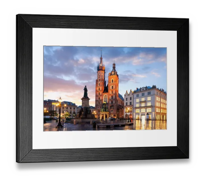 Framed Print : Adam Mickiewicz Monument, St Marys Basilica, Bazylika Mariacka, Krakow, Poland Framed Print : Adam Mickiewicz Monument, St Marys Basilica, Bazylika Mariacka, Krakow, Poland
