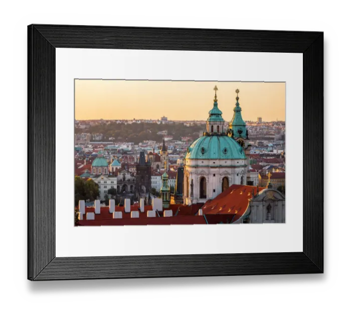 Framed Print : Dome of St. Nicholas Church, Prague, Czechia Framed Print : Dome of St. Nicholas Church, Prague, Czechia