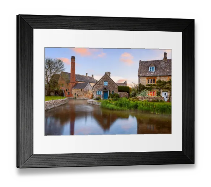 Framed Print : Lower Slaughter, Cotswolds, Gloucestershire, UK Framed Print : Lower Slaughter, Cotswolds, Gloucestershire, UK