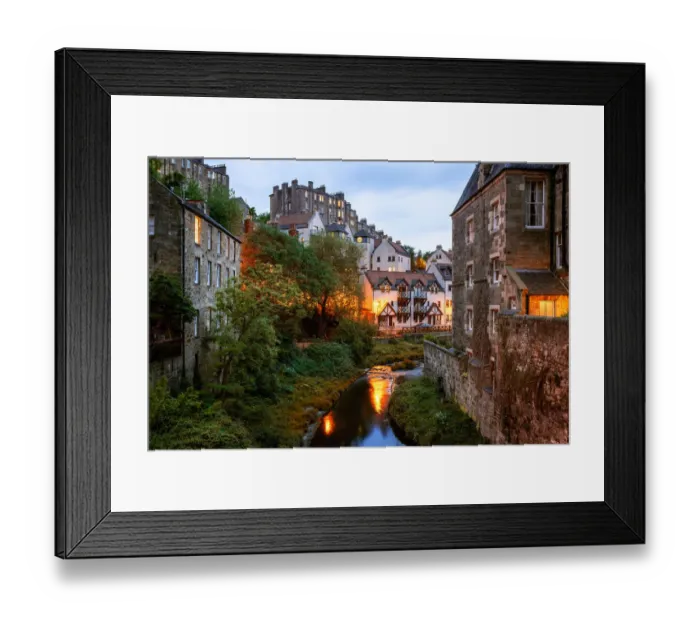 Framed Print : Dean Village, Edinburgh, Scotland Framed Print : Dean Village, Edinburgh, Scotland